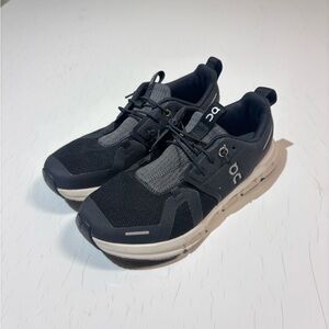 On Running Men's Black and Gray Athletic Shoes